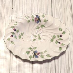 1980s Italian Meiselman Botanical Decorative Dish